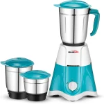 Bluemix Blaze Mixer Grinder | 750W | 3 Jars | White & Sea Green