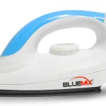 Bluemix Lightweight Non-Stick Dry Iron | 1000W | White & Blue